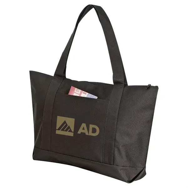 Poly zipper boat tote bag.... from ASI 31517 Admart Products / Admart Line