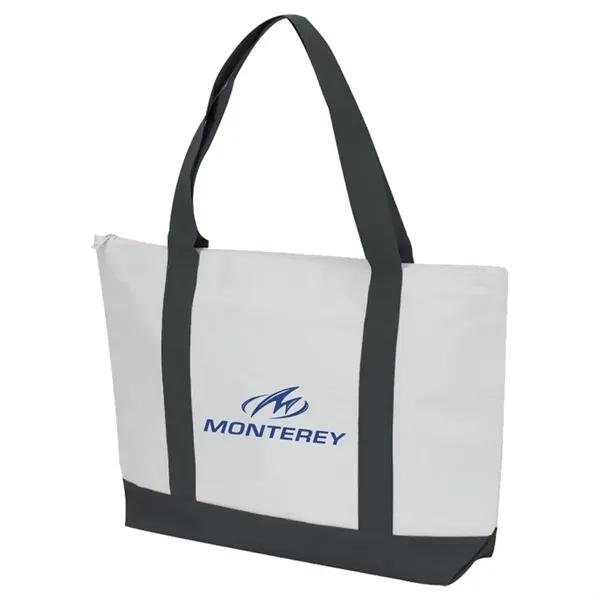 Poly zipper boat tote bag.... from ASI 31517 Admart Products / Admart Line