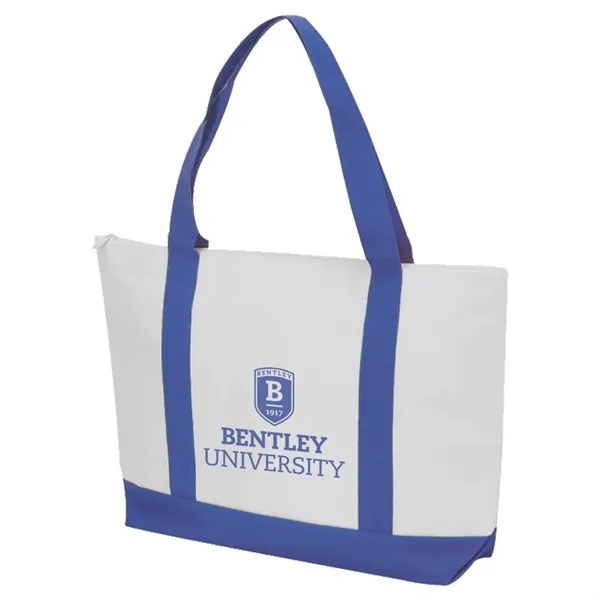 Poly zipper boat tote bag.... from ASI 31517 Admart Products / Admart Line
