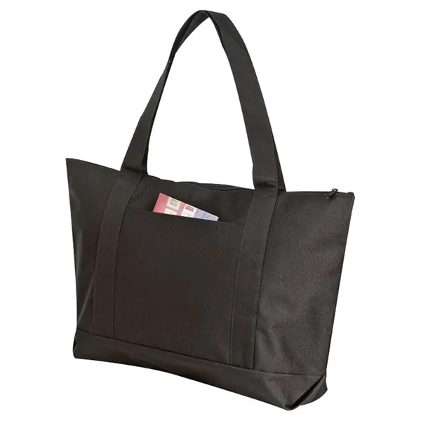 Poly zipper boat tote bag.... from ASI 31517 Admart Products / Admart Line