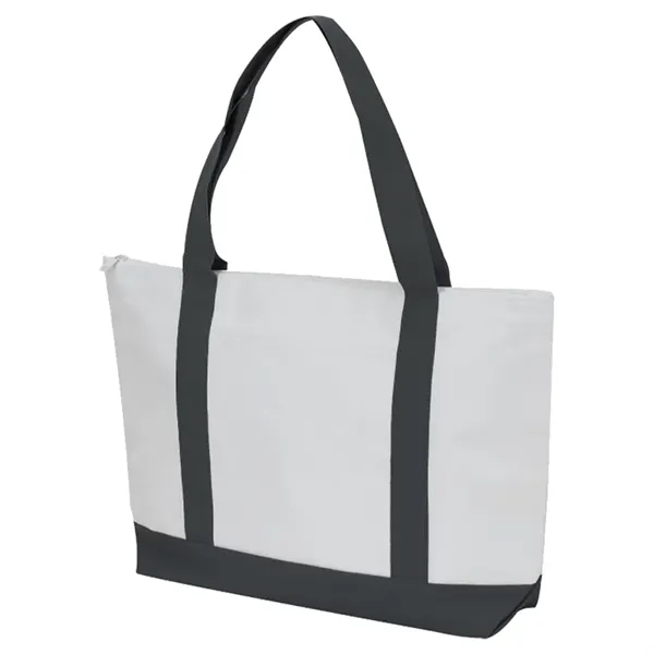 Poly zipper boat tote bag.... from ASI 31517 Admart Products / Admart Line