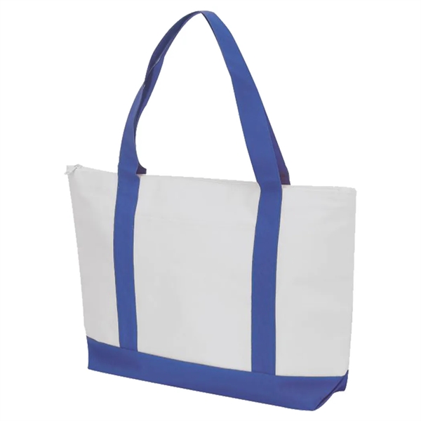 Poly zipper boat tote bag.... from ASI 31517 Admart Products / Admart Line