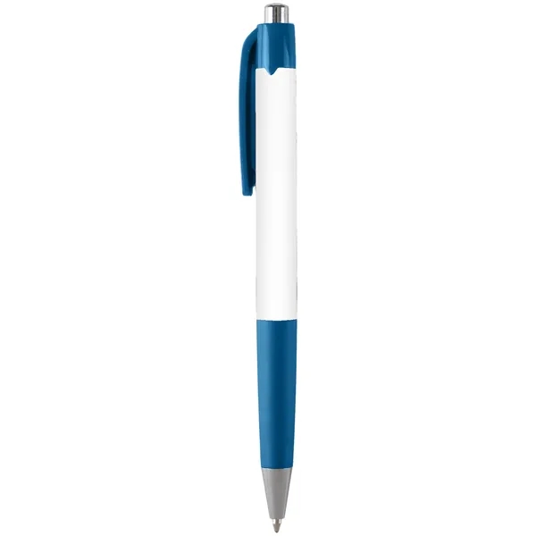 A ergonomic grip pen with a 360-degree full-color direct imprint, classic... from ASI 61966 HPG / Hub Pen
