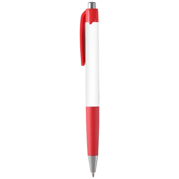 A ergonomic grip pen with a 360-degree full-color direct imprint, classic... from ASI 61966 HPG / Hub Pen