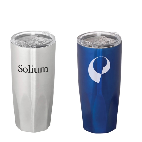 Vacuum stainless steel tumbler, 20 oz. capacity plus free 1 color... from ASI 37218 Athena Promo (tm)
