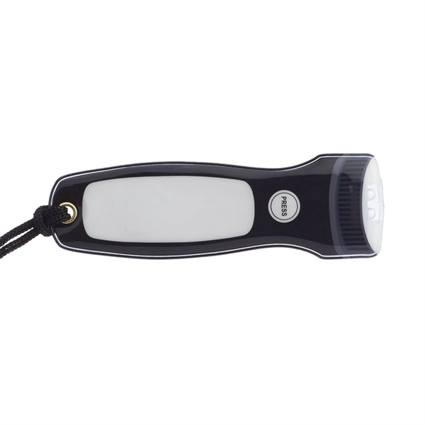 Magnetic flat LED flashlight with 1 color silkscreen imprint on 1... from ASI 37218 Athena Promo (tm)