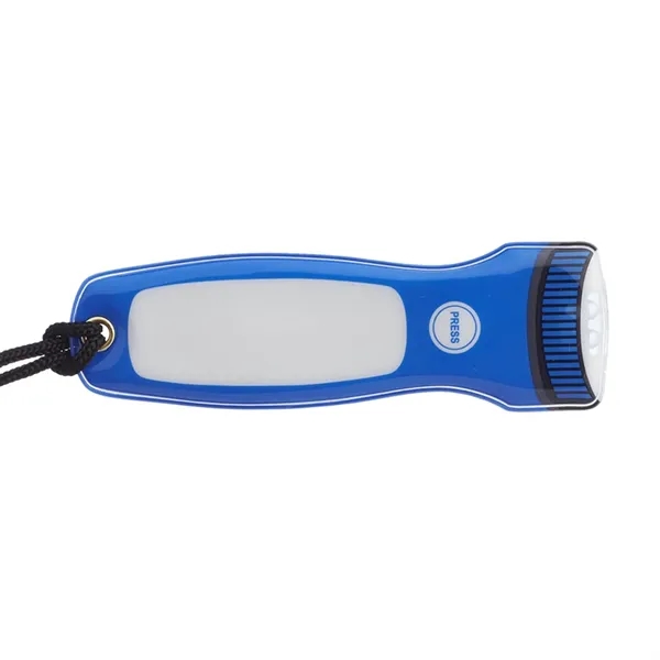 Magnetic flat LED flashlight with 1 color silkscreen imprint on 1... from ASI 37218 Athena Promo (tm)