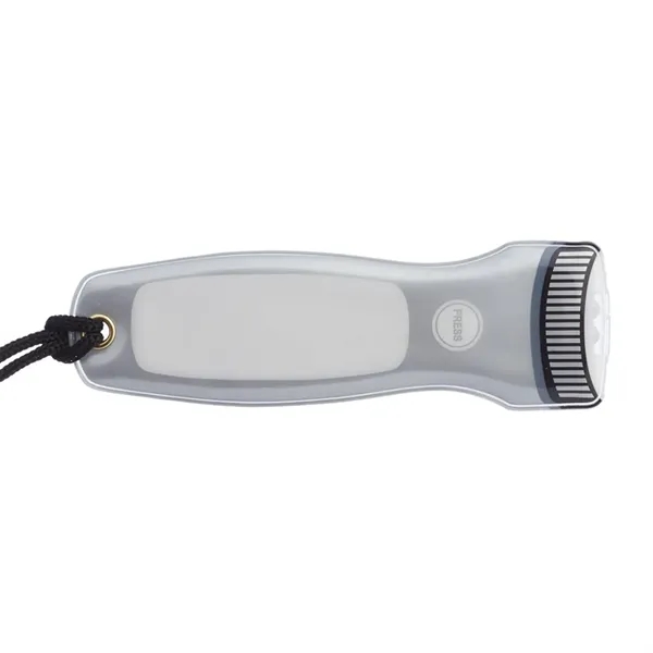 Magnetic flat LED flashlight with 1 color silkscreen imprint on 1... from ASI 37218 Athena Promo (tm)