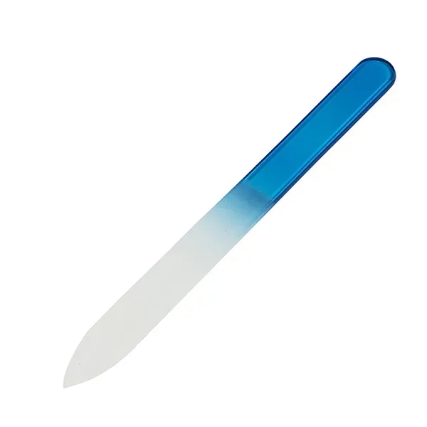 Tempered glass nail file with protective vinyl sleeve and customization.... from ASI 62660 Innovation Line