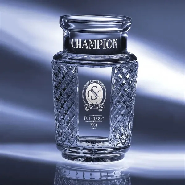 Our hand-cut Palmetto Vase is designed with open panels front and... from ASI 62985 J. Charles