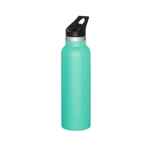 Insulated stainless steel bottle with straw, 20oz. plus 1 color pad... from ASI 37218 Athena Promo (tm)