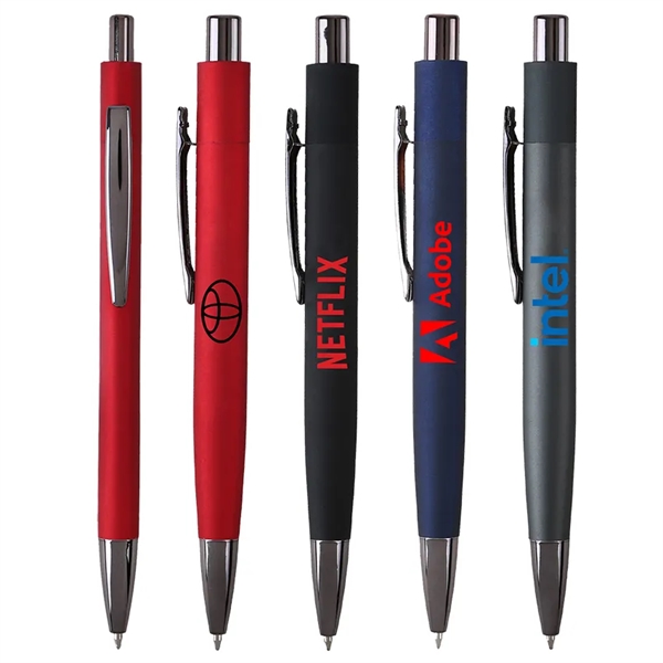 Click action ballpoint brass pen with NFC technology.... from ASI 68190 Lungsal / Lungsal