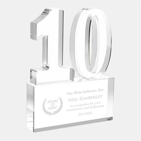 Acrylic Years of Service Award.... from ASI 47791 Best Deal Awards