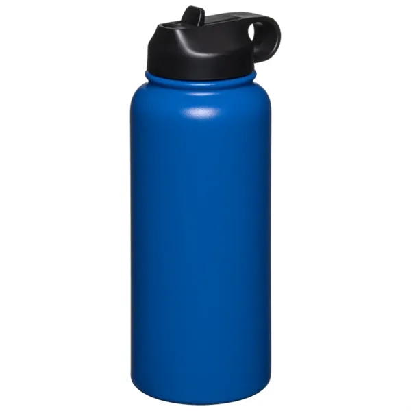 Vacuum insulated stainless steel water bottle with straw lid, 32 oz.... from ASI 37218 Athena Promo (tm)