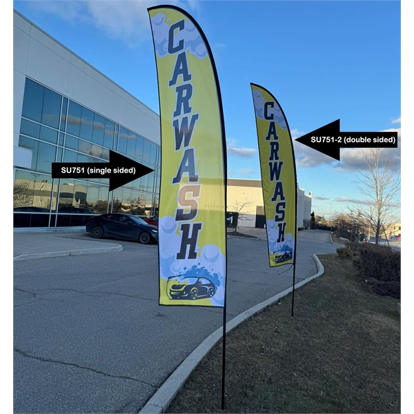 13' Medium Feather Flag Kit, Full Color Graphics One Side, Outdoor... from ASI 53509 FIEL-Fairdeal Import & Export / FIEL