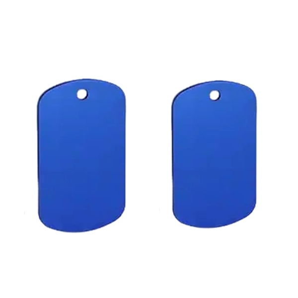 Aluminum pet tag charm plus laser engraving on 1 location... from ASI 37218 Athena Promo (tm)