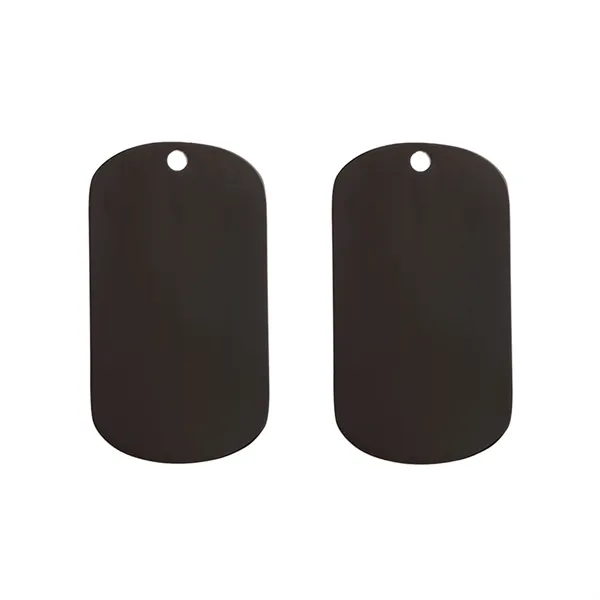 Aluminum pet tag charm plus laser engraving on 1 location... from ASI 37218 Athena Promo (tm)