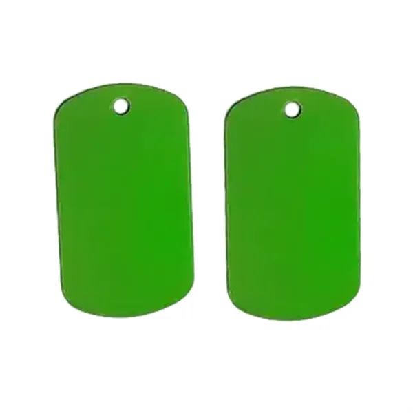 Aluminum pet tag charm plus laser engraving on 1 location... from ASI 37218 Athena Promo (tm)