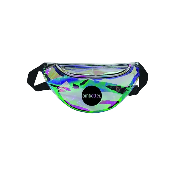 Clear Vinyl Holographic Fanny Pack... from ASI 31517 Admart Products / Admart Line