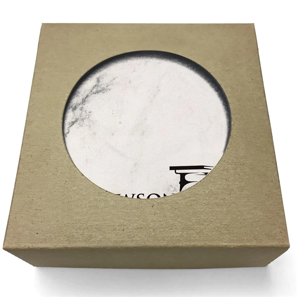 Absorbent Stone Coaster with Backgrounds. 4" x 4".... from ASI 56950 Gill Studios Inc / Gill-Line®