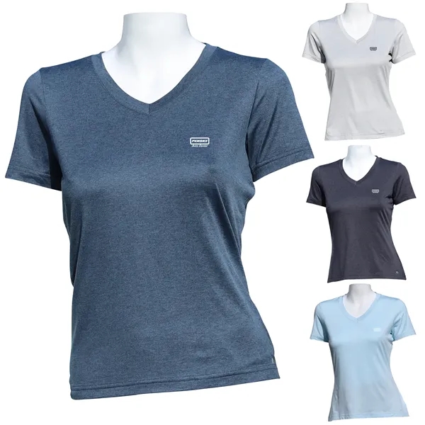 Women's t-shirt with UPF50+ protection, moisture-wicking performance, and anti-microbial fabric.... from ASI 57653 Gold Bond