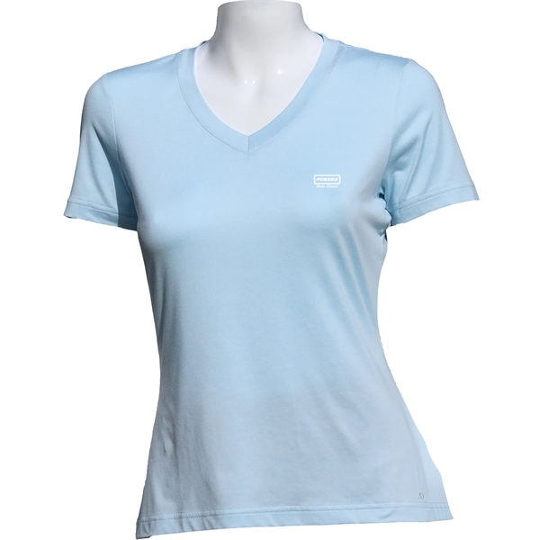 Women's t-shirt with UPF50+ protection, moisture-wicking performance, and anti-microbial fabric.... from ASI 57653 Gold Bond