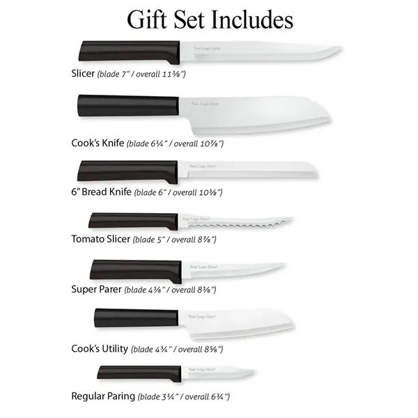 Essential oak block set with six open slots to add your... from ASI 35560 American Made Cutlery / American Made Cutlery