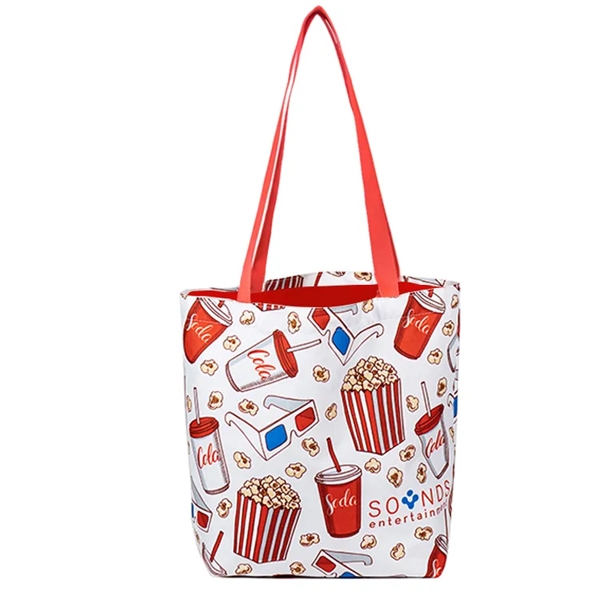 USA-made Small Wide Bottom Gusset Tote: Customizable, durable, stylish. Perfect for... from ASI 67557 LimeLight Ent