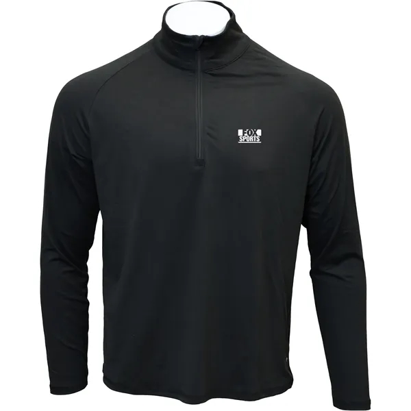 Men's pullover with a quarter zip, UPF50+ protection, moisture-wicking performance, and... from ASI 57653 Gold Bond