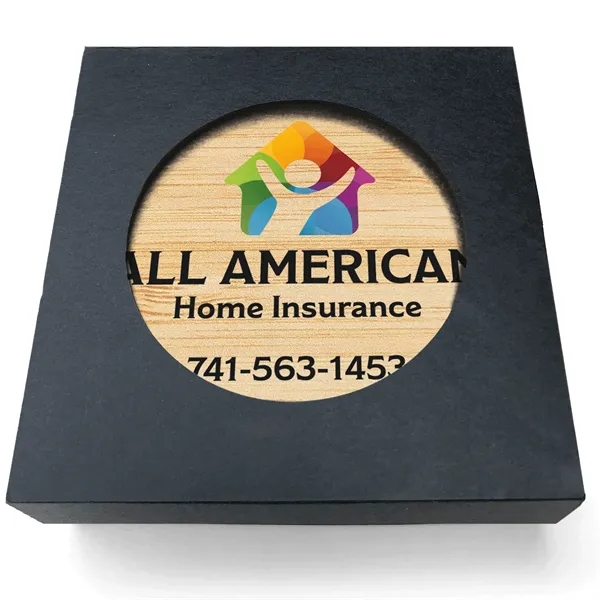 Absorbent Stone Coasters with Backgrounds. 4" x 4".... from ASI 56950 Gill Studios Inc / Gill-Line®