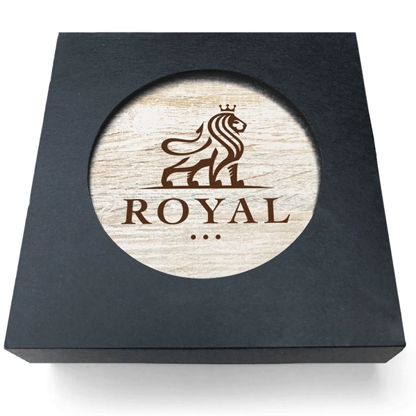 Absorbent Stone Coasters with Backgrounds. 4" x 4".... from ASI 56950 Gill Studios Inc / Gill-Line®