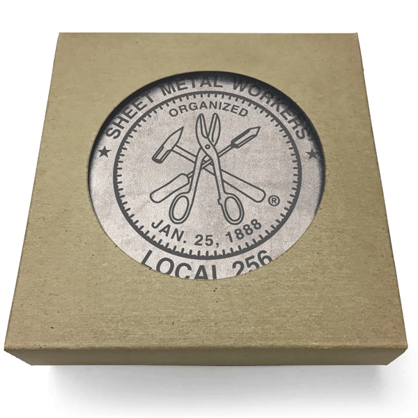 Absorbent Stone Coasters with Backgrounds. 4" x 4".... from ASI 56950 Gill Studios Inc / Gill-Line®
