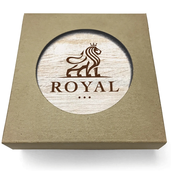 Absorbent Stone Coasters with Backgrounds. 4" x 4".... from ASI 56950 Gill Studios Inc / Gill-Line®