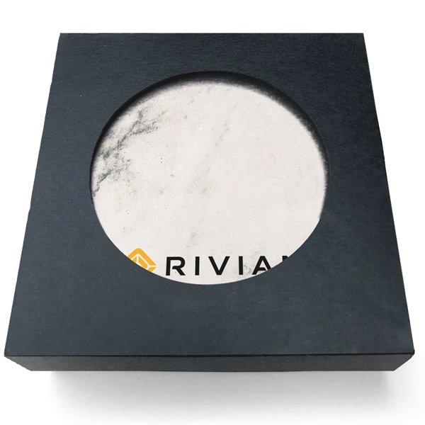 Absorbent Stone Coaster with Backgrounds.... from ASI 56950 Gill Studios Inc / Gill-Line®