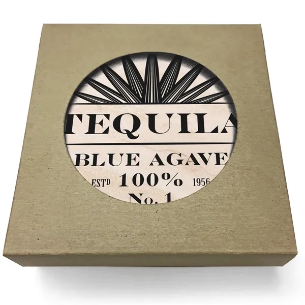 Absorbent Stone Coaster with Backgrounds.... from ASI 56950 Gill Studios Inc / Gill-Line®