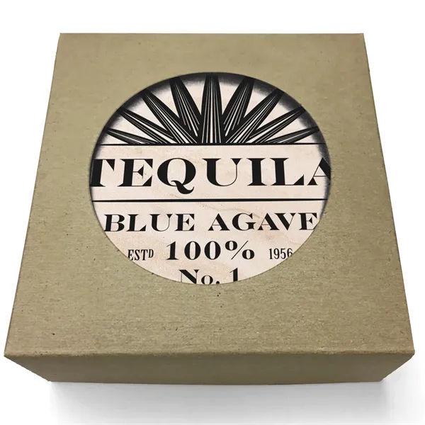 Absorbent Stone Coaster with Backgrounds.... from ASI 56950 Gill Studios Inc / Gill-Line®