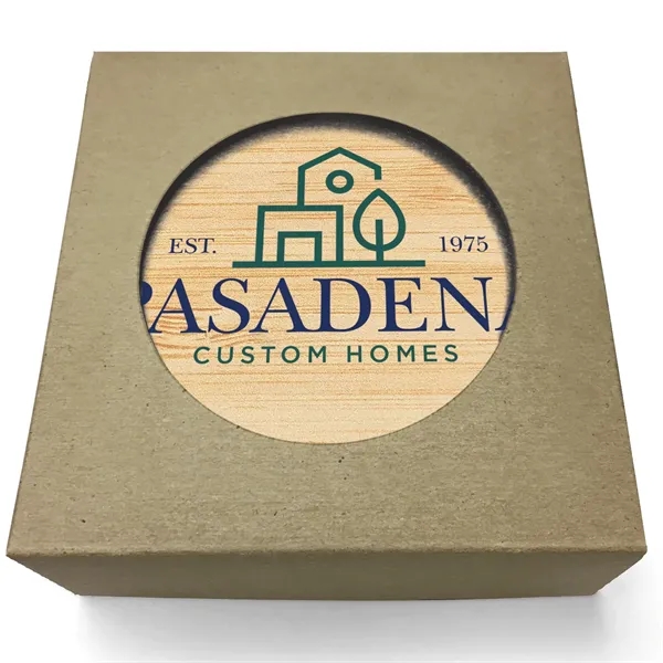 Absorbent Stone Coaster with Backgrounds.... from ASI 56950 Gill Studios Inc / Gill-Line®