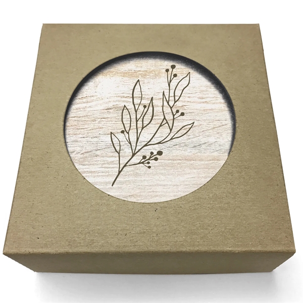 Absorbent Stone Coaster with Backgrounds.... from ASI 56950 Gill Studios Inc / Gill-Line®