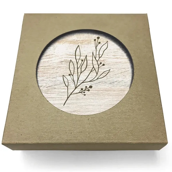 Absorbent Stone Coaster with Backgrounds.... from ASI 56950 Gill Studios Inc / Gill-Line®