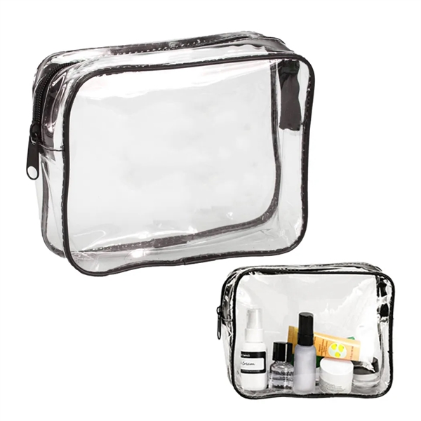 Clear Travel Cosmetic Bag... from ASI 31517 Admart Products / Admart Line