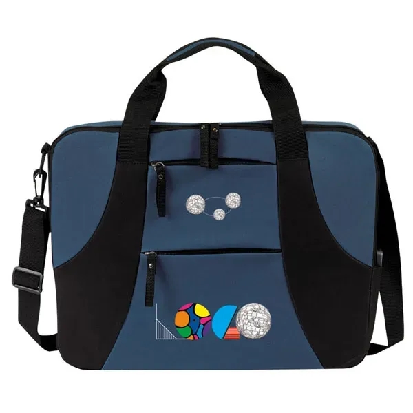 Portfolio made of poly 600 denier and measuring 16.25" x 12.5"... from ASI 46420 Continental Mkting Svc Inc / CMBags