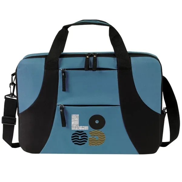 Portfolio made of poly 600 denier and measuring 16.25" x 12.5"... from ASI 46420 Continental Mkting Svc Inc / CMBags