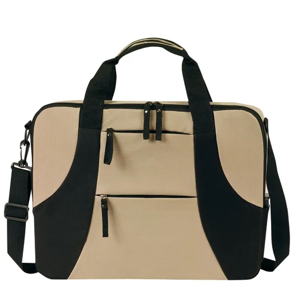 Portfolio made of poly 600 denier and measuring 16.25" x 12.5"... from ASI 46420 Continental Mkting Svc Inc / CMBags