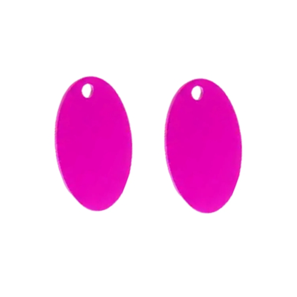 Aluminum oval shaped pet tag plus laser engraving on 1 location... from ASI 37218 Athena Promo (tm)