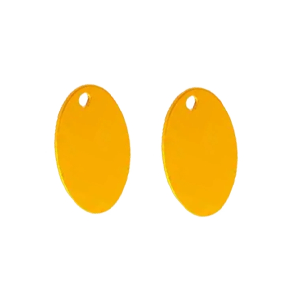 Aluminum oval shaped pet tag plus laser engraving on 1 location... from ASI 37218 Athena Promo (tm)