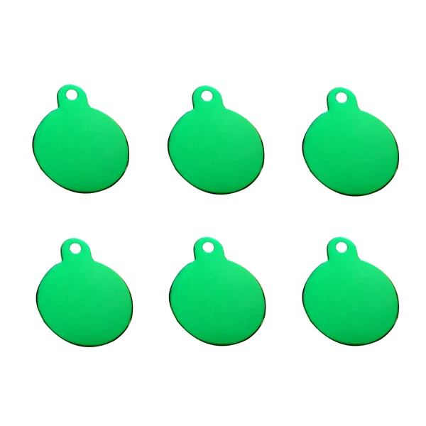 Aluminum round pet tag plus laser engraving on 1 location... from ASI 37218 Athena Promo (tm)