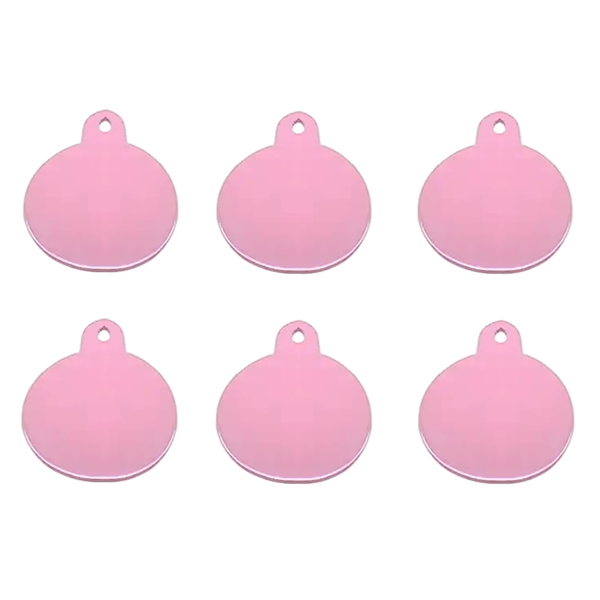 Aluminum round pet tag plus laser engraving on 1 location... from ASI 37218 Athena Promo (tm)