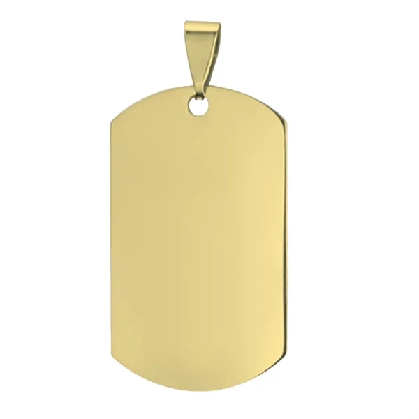 Classic stainless steel pet tag plus laser engraving on 1 location... from ASI 37218 Athena Promo (tm)