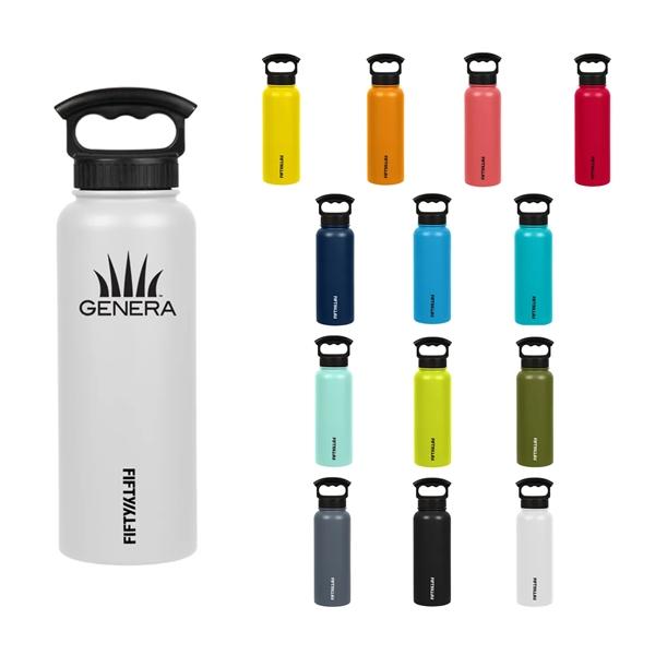 18/8 Food Grade Stainless Steel,Double-Wall Vacuum-Insulated,Wide Mouth 3-Finger Grip Lid Included... from ASI 72657 Active Life Promo / Apres Ski Active Life