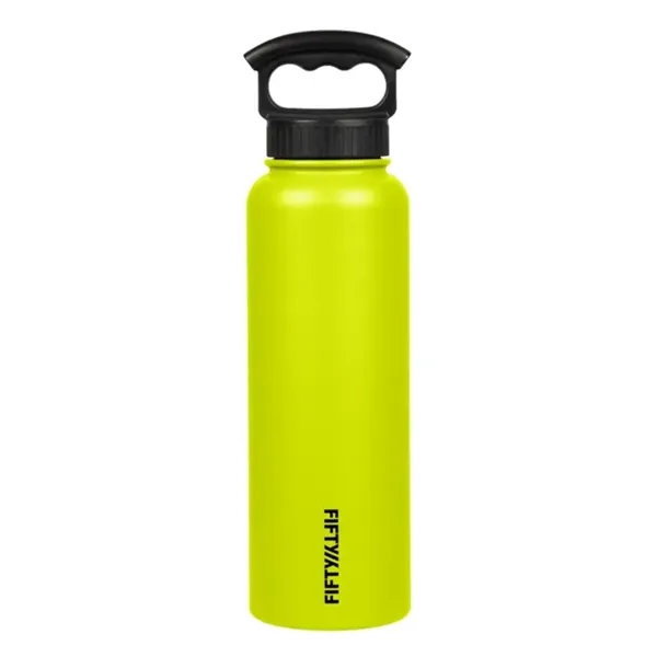 18/8 Food Grade Stainless Steel,Double-Wall Vacuum-Insulated,Wide Mouth 3-Finger Grip Lid Included... from ASI 72657 Active Life Promo / Apres Ski Active Life